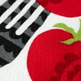 thumbnail image 3 of T-fal Pigment Print Dual Woven Kitchen Towels, Two Pack, Fork, 3 of 6