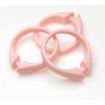 thumbnail image 1 of Carnation Home Fashions USCRD-18 Crochets de Rideau de Douche en Plastique Rose&44; Lot de 12, 1 of 1