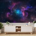 thumbnail image 3 of Idea4wall 5pcs Galaxy Eclipse Astronomy & Space Stick Wallpaper Removable Wall Murals Large Wall Stickers for Home Decoration, 72"x120", 3 of 5
