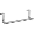 thumbnail image 3 of GIXUSIL Stainless Steel Over Door Towel Rack Bar Holders for Universal Fit on Over Cabinet Cupboard Doors (Sliver), 3 of 5