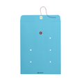 thumbnail image 4 of Quality Park Standard Style String-and-Button Envelopes, Open End, Resealable, 10in x 13in, Blue, 100 Count, 4 of 4
