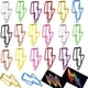 thumbnail image 4 of 100 Clips de Papel con Forma de Rayo: Juego de Clips Metálicos para Oficina, Organización de Archivos Escolares, Escritorio y Decoración de Fiestas., 4 of 7