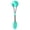 Blue, variant on Pet Life ® 'Grip N' Play' Treat Dispensing Football Shaped Suction Cup Dog Toy