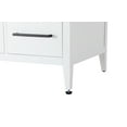 thumbnail image 3 of Elegant Kitchen and Bath 42 Inch Single Bathroom Vanity In White, 3 of 7