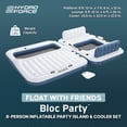 thumbnail image 3 of Hydro Force Bloc Party 8-Person Modular Inflatable Party Island and Floating Cooler, 3 of 10