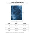 thumbnail image 2 of Lightweight Plush Fuzzy Cozy Soft Blankets Tie-Dye Blue (3) Warm Plush Fluffy For Blanket Teen Girls Women Couch Bed Sofa Chair Men Boys Gift 60"X50", 2 of 5