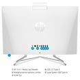 HP 24 AllinOne PC, Intel Core i31115G4, 4GB RAM, 256GB SSD, Snow