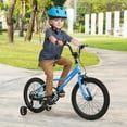 thumbnail image 4 of Costway 18" Kids Training Bike with Removable Training Wheels Pneumatic Tires Navy, 4 of 9