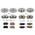 thumbnail image 2 of PowerStop Front and Rear Stock Replacement Brake Pad and Rotor Kit with Calipers Fits: CHEVROLET PONTIAC SATURN Select Models KCOE1612, 2 of 5