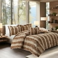 thumbnail image 2 of Gracie Mills Shawn 4-Peice Soft Faux faux to Mink Comforter Set - GRACE-7086, 2 of 3