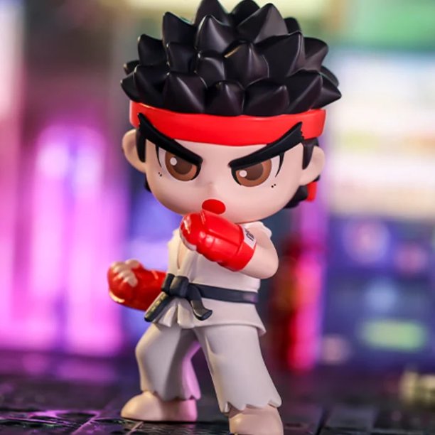 Popmart-Caja ciega de la serie Street Fighter Duel, juguetes Mistery Caixa Misteriosa Caja, modelo de figura de acción, regalos de cumpleaños y Navidad