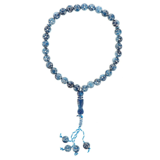 EeaseMX 1 pieza de joyería islámica musulmana, cuentas de resina religiosas, cadena, pulsera, bolsa de suministro, decoración