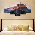 thumbnail image 2 of TISHIRON 5PCS Framed Canvas Wall Art Set,60"x32" Mountain Landscape Canvas Art Decor, 2 of 7