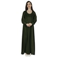 thumbnail image 1 of Bimba Robe de Prière Islamique pour Femmes avec Manches à Revers Hijab Abaya Traditionnelle Musulmane Robes, 1 of 7