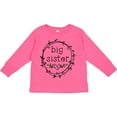 thumbnail image 3 of Inktastic Big Sister Leaves, Circle, Heart Girls Long Sleeve Toddler T-Shirt, 3 of 5