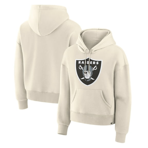 Women's Fanatics Cream Las Vegas Raiders Dove Legacy Pullover Hoodie