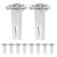 thumbnail image 1 of 10 piezas de metal duradera con tapa de metal de metal con tuerca de la manga de la barra de la varilla para insertos de la tuerca de madera para maderas duras insertos roscados roscados, 1 of 6