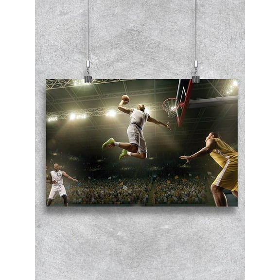 Professional Basketball Players Poster -Image by Shutterstock