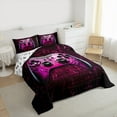 thumbnail image 3 of jejeloiu Gaming Full Size Comforter Sets,Pink Gamepad Controller Bedding Comforter Set,Modern Video Game Bedding Sets For Boy,Microfiber Room Decor Reversible,3-Piece, 3 of 8