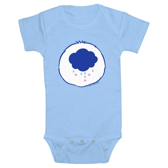 Infant's Care Bears Grumpy Bear Belly Badge  Bodysuit