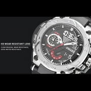 Quartz Watch For Men Smael Wristwatches Watcholorful Red Bracelet 50m Waterproof Alarm Clock Analog Digitals 8060 Sport Watches - Quartz Wristwatches