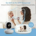 thumbnail image 3 of Vizolink Monitor de Seguridad para Bebés de 5,5" con Video HD de 1080P y 720P, Cámara, Comunicación Bidireccional, Seguimiento Automático, Alerta de Llanto y Reducción de Ruido., 3 of 19