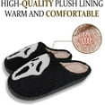 thumbnail image 2 of Halloween Slippers for Women,Soft Plush Comfy Halloween Pumpkin Slippers Slip-on Cozy Indoor Outdoor Slippers Fluffy House Slippers, 2 of 6