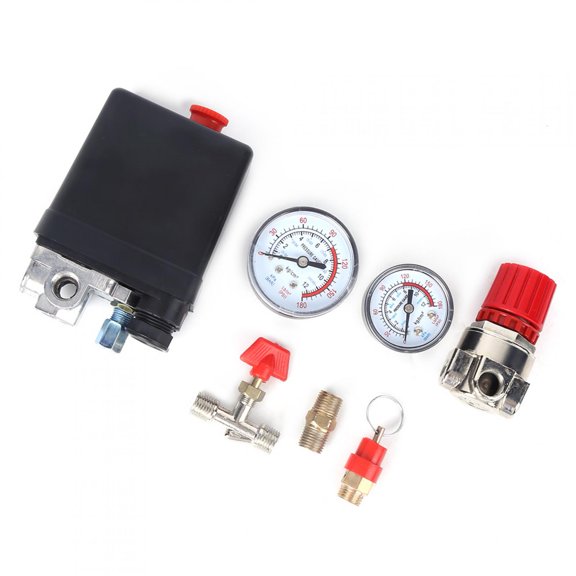 Válvula de interruptor de control de presión,Válvula de interruptor de control de presión Accesorios para compresores de aire Interruptor de control de presión del compresor de aire Diseñado con precisión