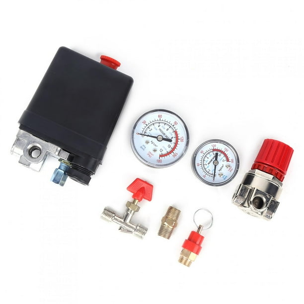 Válvula de interruptor de control de presión,Válvula de interruptor de control de presión Accesorios para compresores de aire Interruptor de control de presión del compresor de aire Diseñado con precisión