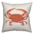thumbnail image 2 of Creative Products Pinky Painted Crab 26x26 Spun Poly Pillow, 2 of 3