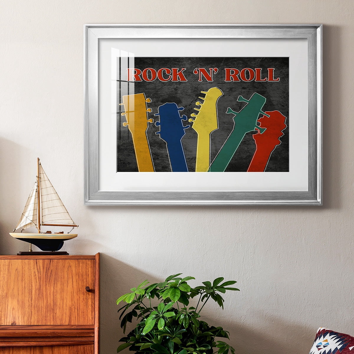 Rock and Roll Premium Framed Print - Ready to Hang