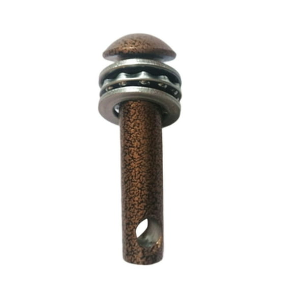 Tapón de clavija de acero metálico para silla de hamaca colgante Café