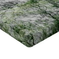 thumbnail image 2 of Ambesonne Scenery Fitted Sheet, Spring Season Jungle, Full Size, Green, 2 of 3