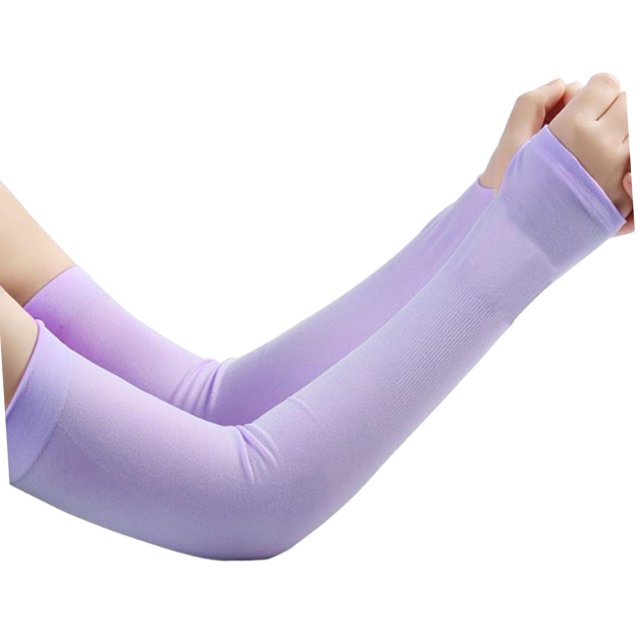 1Pair Protection Arm Sleeves Ice Silk Cover Up Cooling Athletic Sports