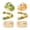 2PCS-Green and Yellow, variant on Tigozz 2-Pack Remote Control Snake Toys for Kids, Rechargeable Block-Eating RC Cars with 16 Food Pieces, Sound Effects, 2 Controllers