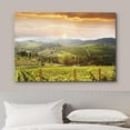 thumbnail image 3 of HFDF Canvas Prt Wall Art Veyard Landscape Tuscany, Italy Nature Wilderness Photography Modern Art Rustic Colorful Multicolor for Livg Room, Bedroom, Office - 18x12inch Framed, 3 of 5