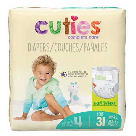 Cuties Baby Diapers (Choose Size and Count)