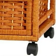 thumbnail image 4 of Handmade Natural Fiber 16-inch Chest of Drawers (China) Mocha, 4 of 5