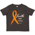 thumbnail image 3 of Inktastic Faith over Fear Leukemia Awareness with Orange Ribbon Boys or Girls Toddler T-Shirt, 3 of 5