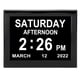 thumbnail image 2 of Reloj calendario digital con pantalla grande de 8", 100-240 V, enchufe de EE. UU., alertas de medicación y 12 alarmas, 2 of 8