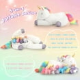 thumbnail image 4 of Muiteiur 5 Pcs Unicorn Stuffed Animal 24'' Unicorn Plush with 4 Babies, 4 of 9