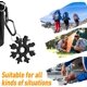 thumbnail image 5 of Regalos para hombres: herramienta multiusos con forma de copo de nieve 18 en 1, gadgets para hombres, regalos de Navidad, herramienta genial, pequeño obsequio para hombres, papá (paquete de 2), 5 of 6