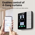 thumbnail image 2 of Tuya Zigbee 3.5 Inch Smart Wall Switch Touch Screen 4 Groups Switch 8-Way Scene Radar Sensor Dimming Switch Smart Home B,1 x Smart Wall Switch,White, 2 of 8