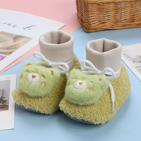 

Cathalem Baby Girl Winter Boots Size 9 Baby Toddler Shoes Warm Booties Shoes Fashion Printing Non Slip Toddler Boy Boots Size 6 Green 6 Months