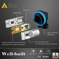 thumbnail image 5 of Alla Lighting Xtremely Super Bright H10 9145 LED Fog Light Bulbs High Power CSP SMD 9140 9155 H10 9145 LED Bulbs 12V LED 9145 H10 Fog Light Bulbs Replacement for Cars, Trucks, 6000K Xenon White, 5 of 9