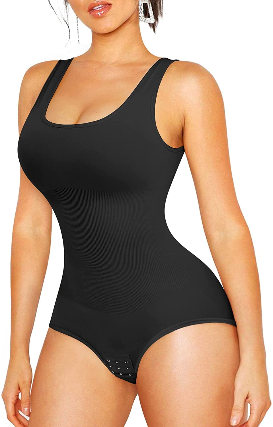 Nebility Shapewear Bodysuit for Women Waist Trainer Tummy Control Full Body Shaper Seamless