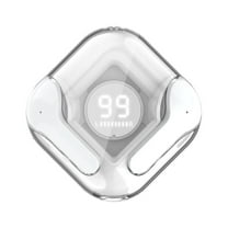 True Bone Conduction Headphones, Open Ear Earbuds with Ear Hooks, Up to 60H Playtime with Case, Bluetooth 5.3, IP68 Waterproof, Open Ear Headphones for Running, Yoga, Gym