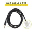thumbnail image 4 of Cable AUX de 3,5 mm que el audio del teléfono MP3 del teléfono inteligente al reproductor de la motocicleta para Macarena cable auxiliar de coche, 4 of 7