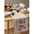 thumbnail image 4 of Summer Autumn Wine Barrel Vintage Table Runner Country Wedding Decoration Tablecloth Hotel Dining Table Kitchens, 4 of 5