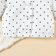 thumbnail image 6 of SONGGE Toddler Outfit Sets Kids Girls Short Sleeve Vintage Polka Dots Dress In 50s Style Cartoon Classic Clothing Sets, 6 of 7